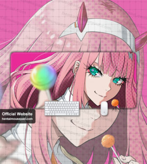 Darling In The Franxx Zero Two Gaming Mousepad Ver1