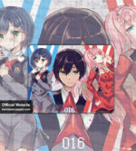 Darling in the Franxx Square Mousepad Ver1