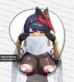 Genshin Impact Kujou Sara Boob Sexy Mouse pad Life Size Mousepad