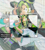 JoJos Bizarre Adventure Jolyne Cujoh Square Mousepad Ver3