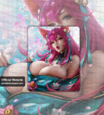 League of Legends Ahri Square Mousepad 1