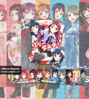 Love Live Mousepad With Wrist Rest Ver1