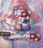 Spirit Blossom Ahri Mousepad With Wrist Rest