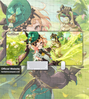 Emilie Genshin Impact Gaming Mousepad