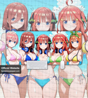 The Quintessential Quintuplets Gaming Mousepad