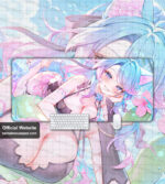 Fox Girl Gaming Mousepad XXL